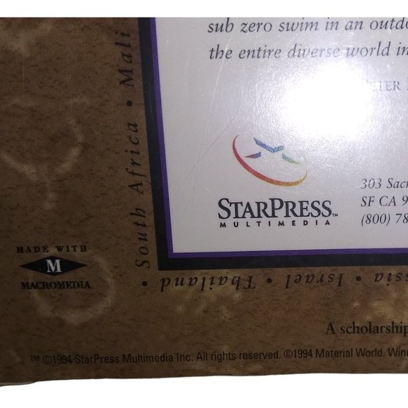 VTG Material World A Global Family Portrait CD-Rom Windows Mac 1996 StarPress NO - Picture 3 of 6